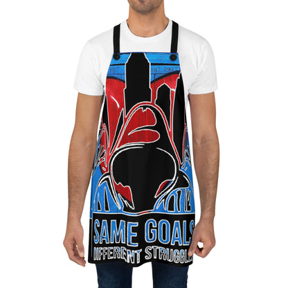 Same Goals Different Struggles Apron (AOP)