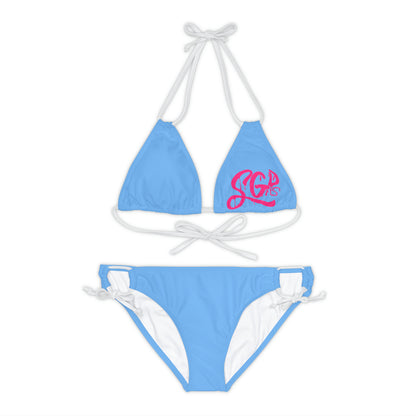 Strappy Bikini Set (AOP)