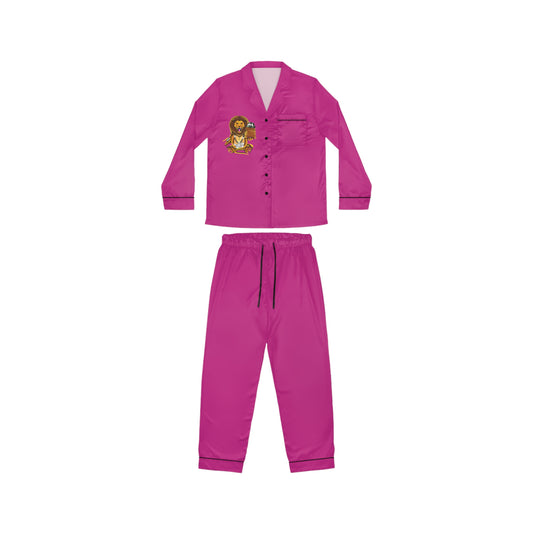 Women's Satin Pajamas (AOP)