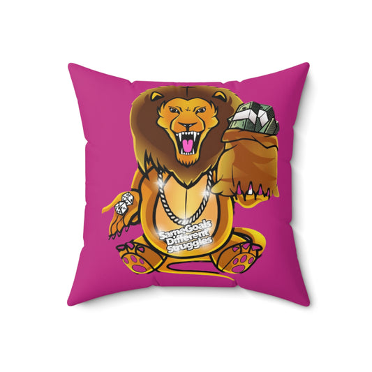 Same Goals Different Struggles Spun Polyester Square Pillow