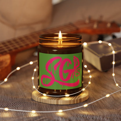 Scented Soy Candle (Multi-Size, Amber Jar)