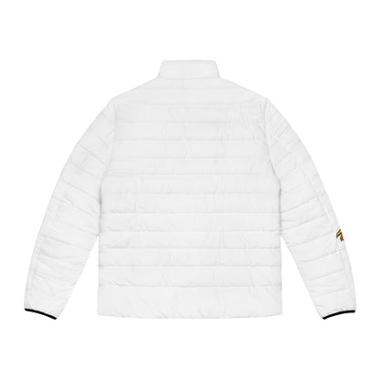 SGDS Men's white  Puffer Jacket (AOP)