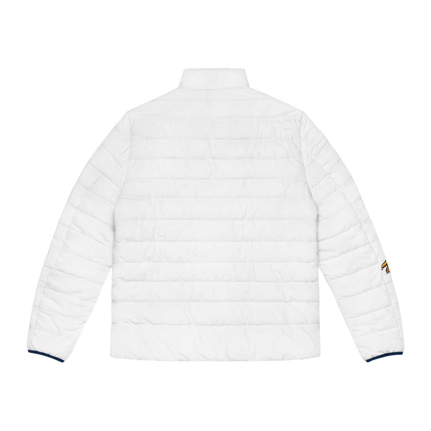 SGDS Men's white  Puffer Jacket (AOP)