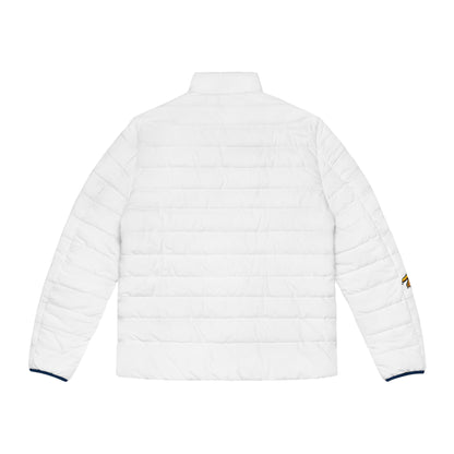 SGDS Men's white  Puffer Jacket (AOP)