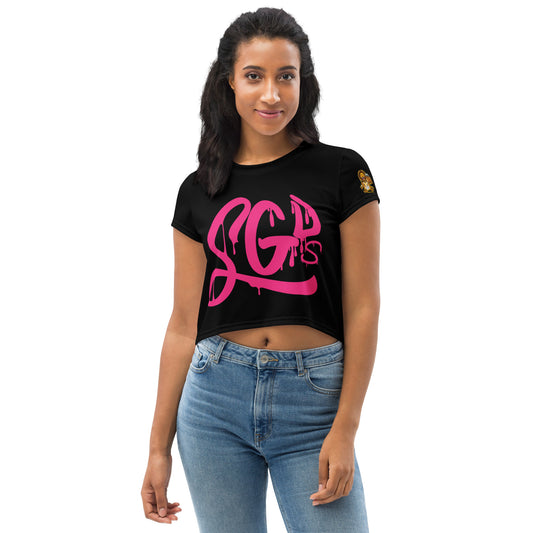 SGDS All-Over Print Crop Tee