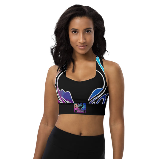 Same Goals Different Struggles Women’s Longline sports bra