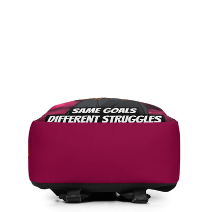 Same Goals Different Struggles Backpack