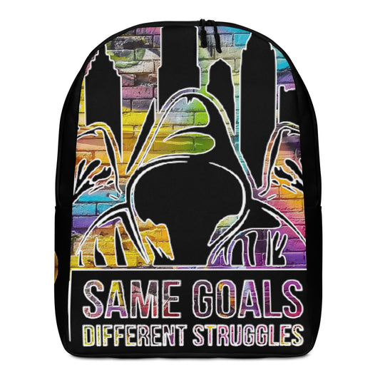 Same Goals Different Struggles Backpack