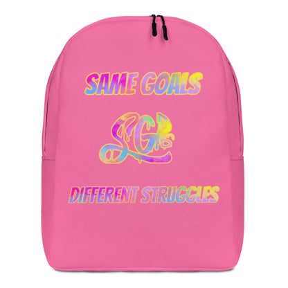 Same Goals Different Struggles Backpack