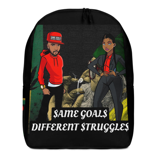 Same Goals Different Struggles Minimalist Backpack