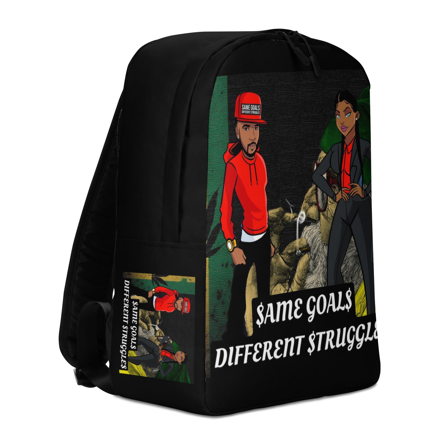 Same Goals Different Struggles Minimalist Backpack