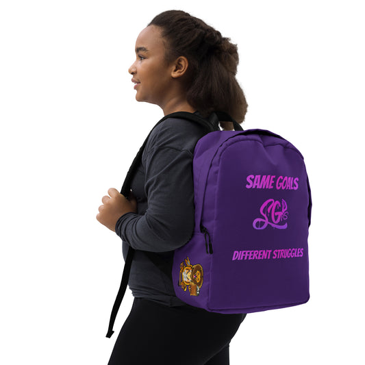 Same Goals Different Struggles Backpack