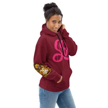 Same Goals Different Struggles Women’s Burgundy Hoodie