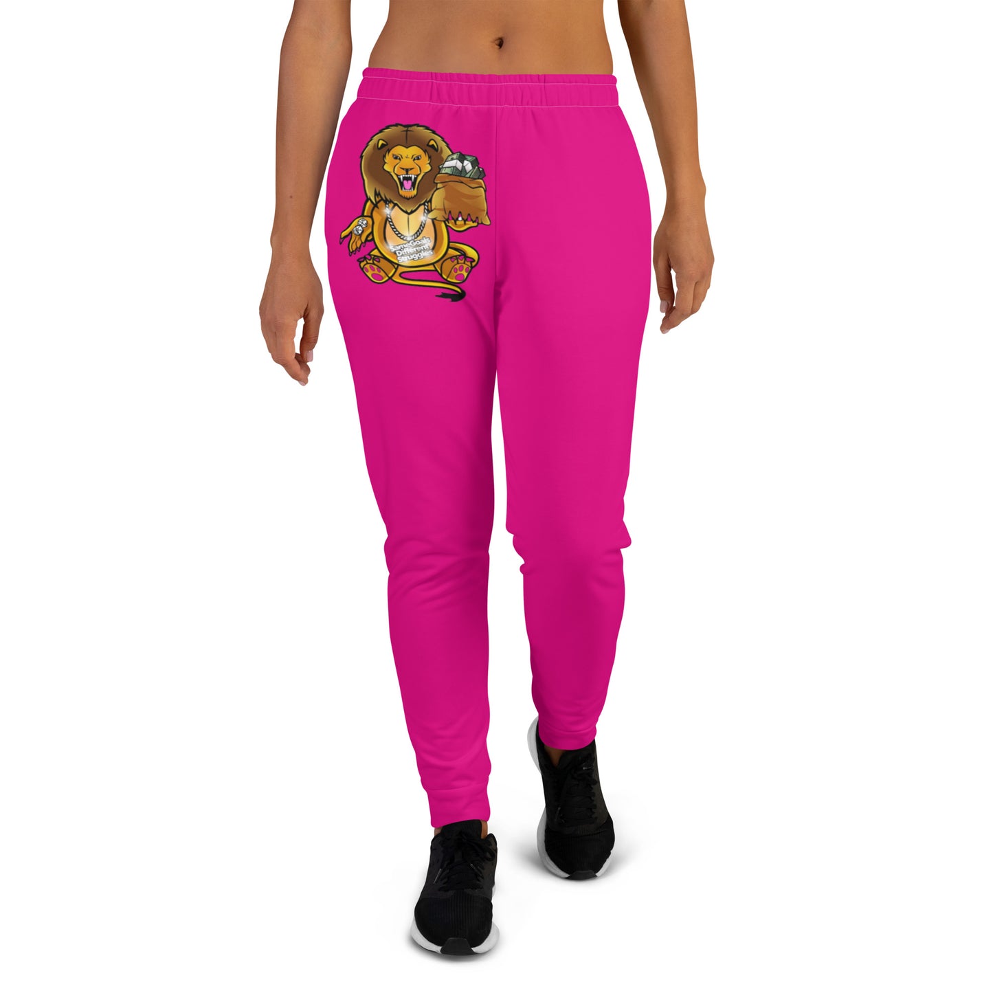 Same Goals Different Struggles Medium Violet Red Women's Joggers