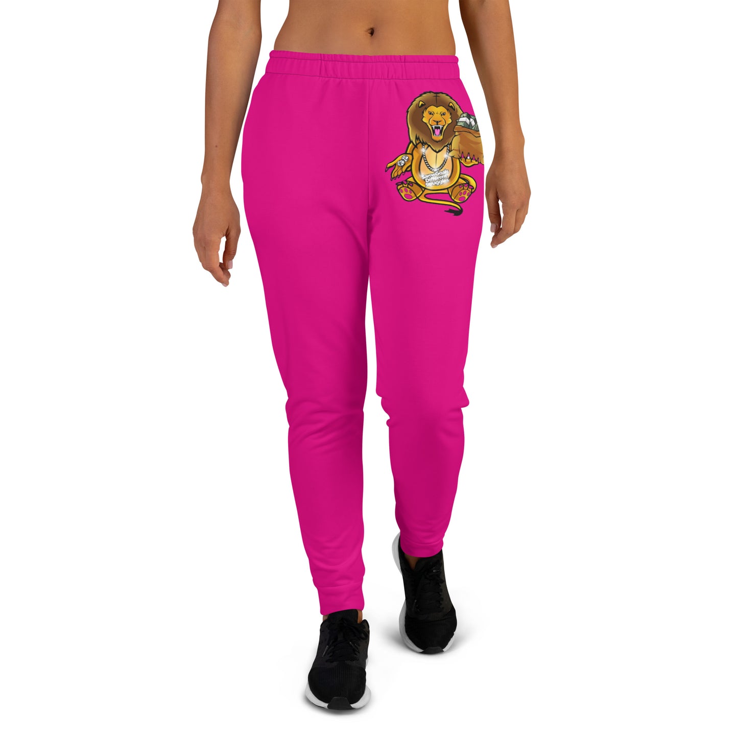 Same Goals Different Struggles Medium Violet Red Women's Joggers