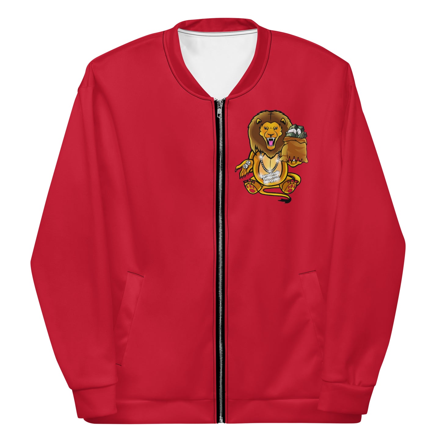 Same Goals Different Struggles Red Men’s Bomber Jacket