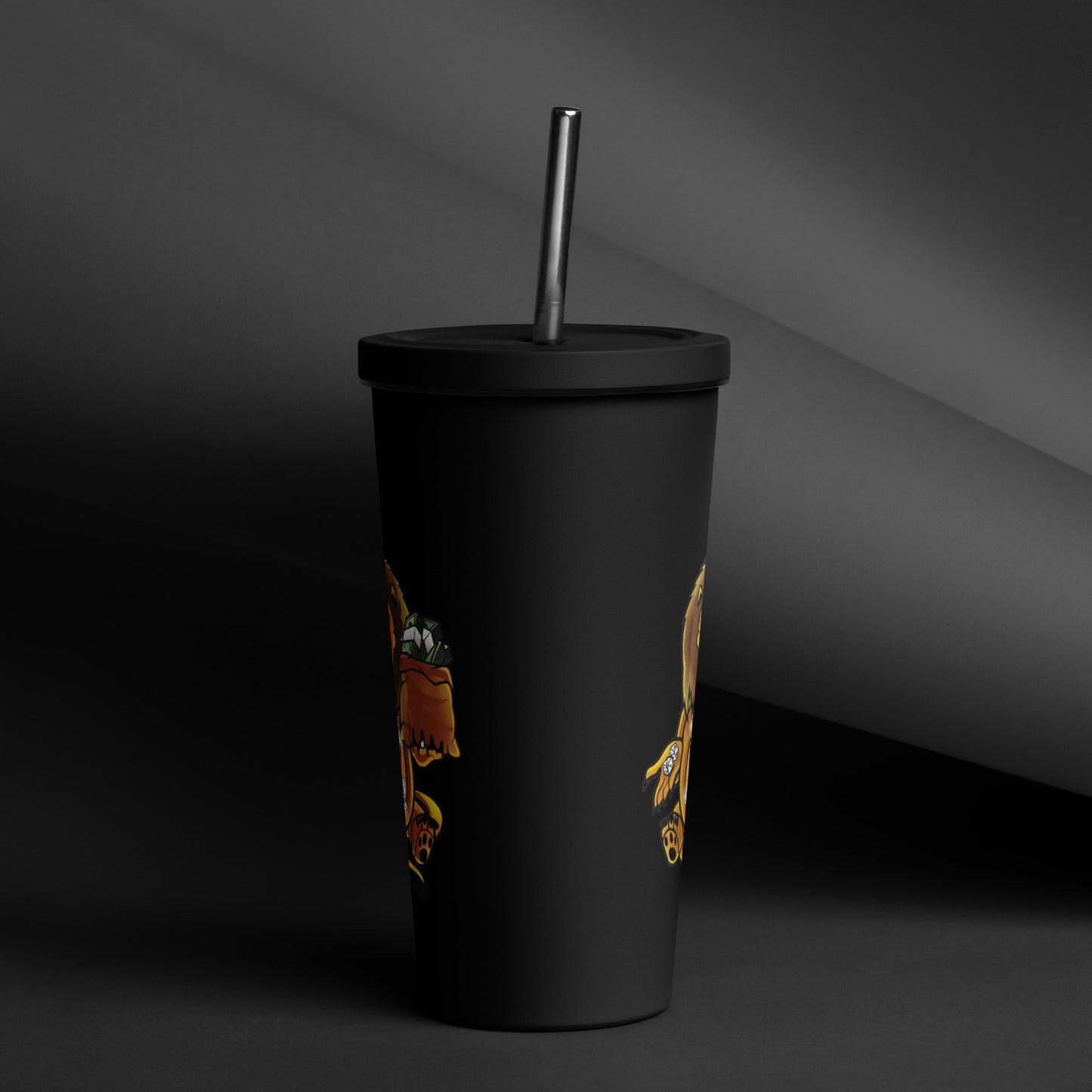 SGDS Insulated tumbler with a straw