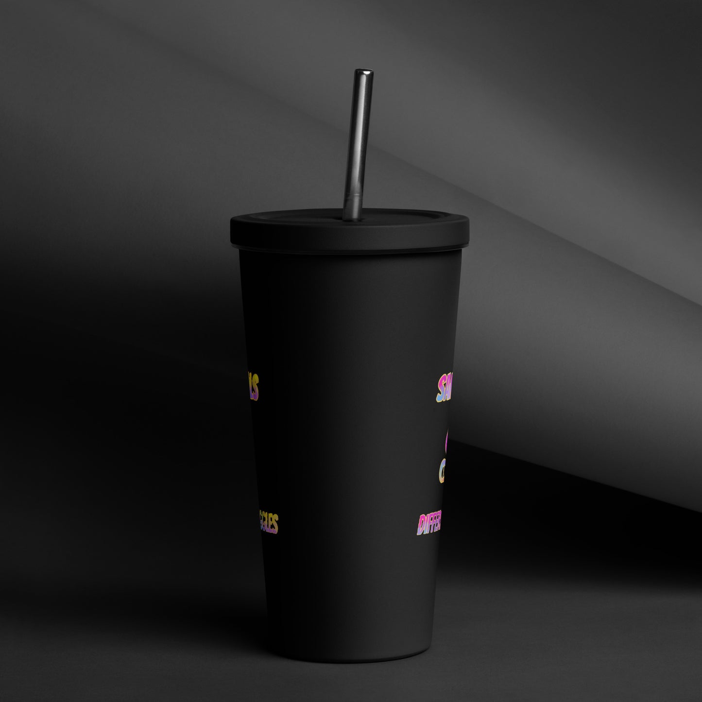 SGDS Insulated tumbler with a straw