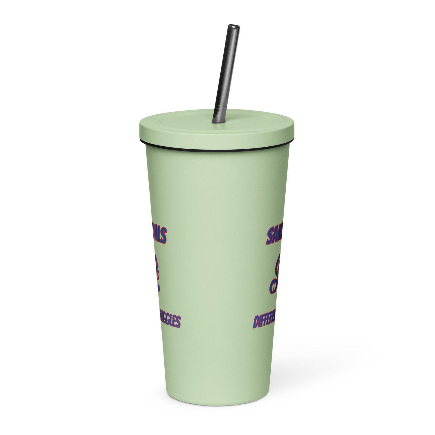 SGDS Insulated tumbler with a straw