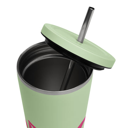 SGDS Insulated tumbler with a straw