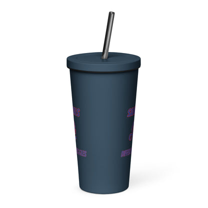 SGDS Insulated tumbler with a straw