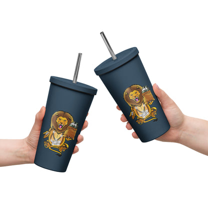 SGDS Insulated tumbler with a straw