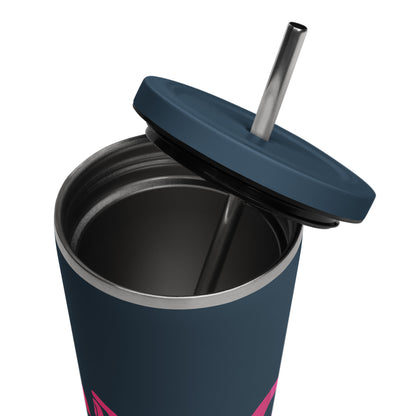 SGDS Insulated tumbler with a straw