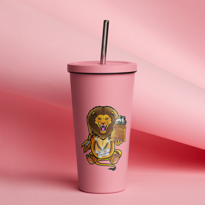 SGDS Insulated tumbler with a straw