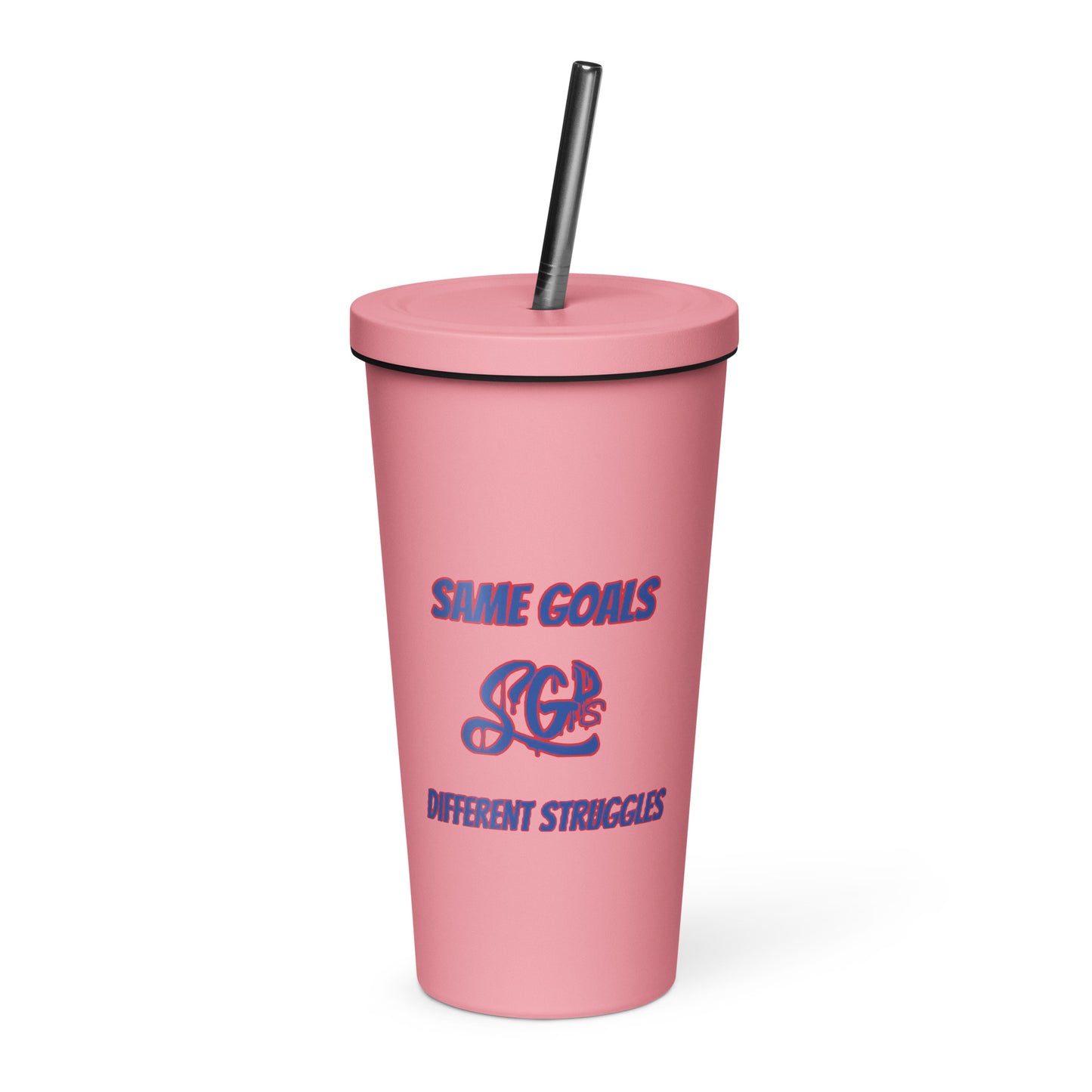 SGDS Insulated tumbler with a straw