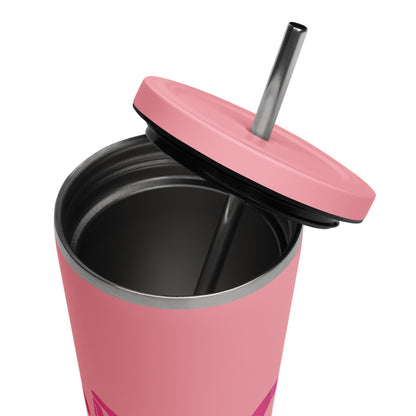 SGDS Insulated tumbler with a straw