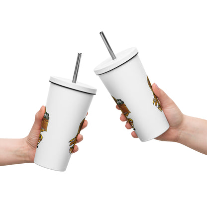 SGDS Insulated tumbler with a straw