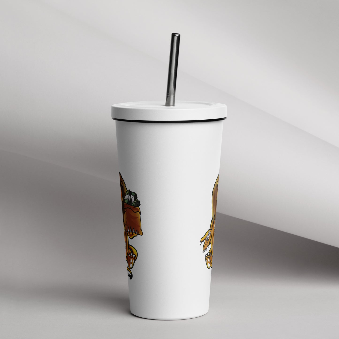 SGDS Insulated tumbler with a straw