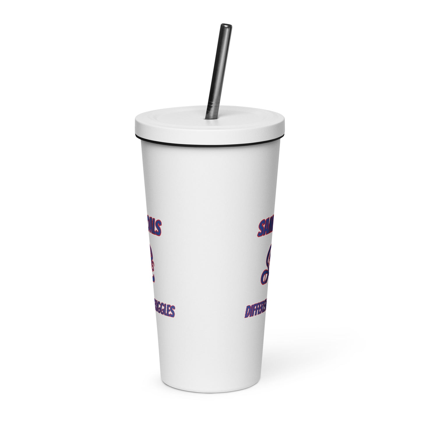 SGDS Insulated tumbler with a straw