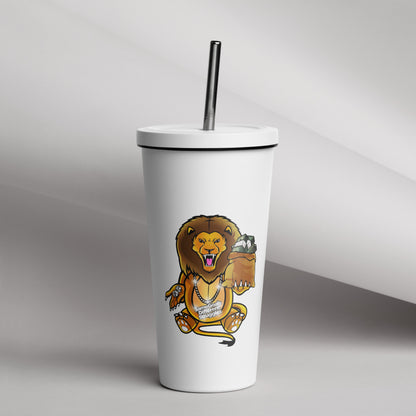 SGDS Insulated tumbler with a straw