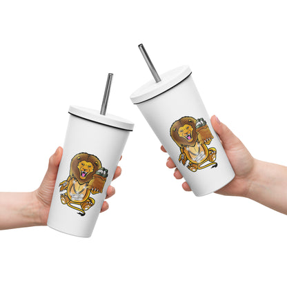 SGDS Insulated tumbler with a straw