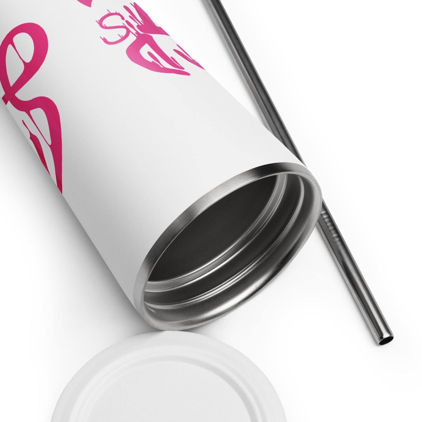 SGDS Insulated tumbler with a straw