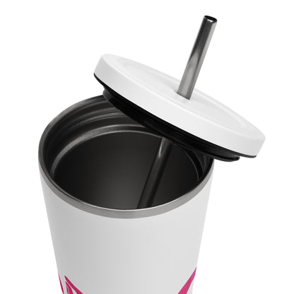 SGDS Insulated tumbler with a straw