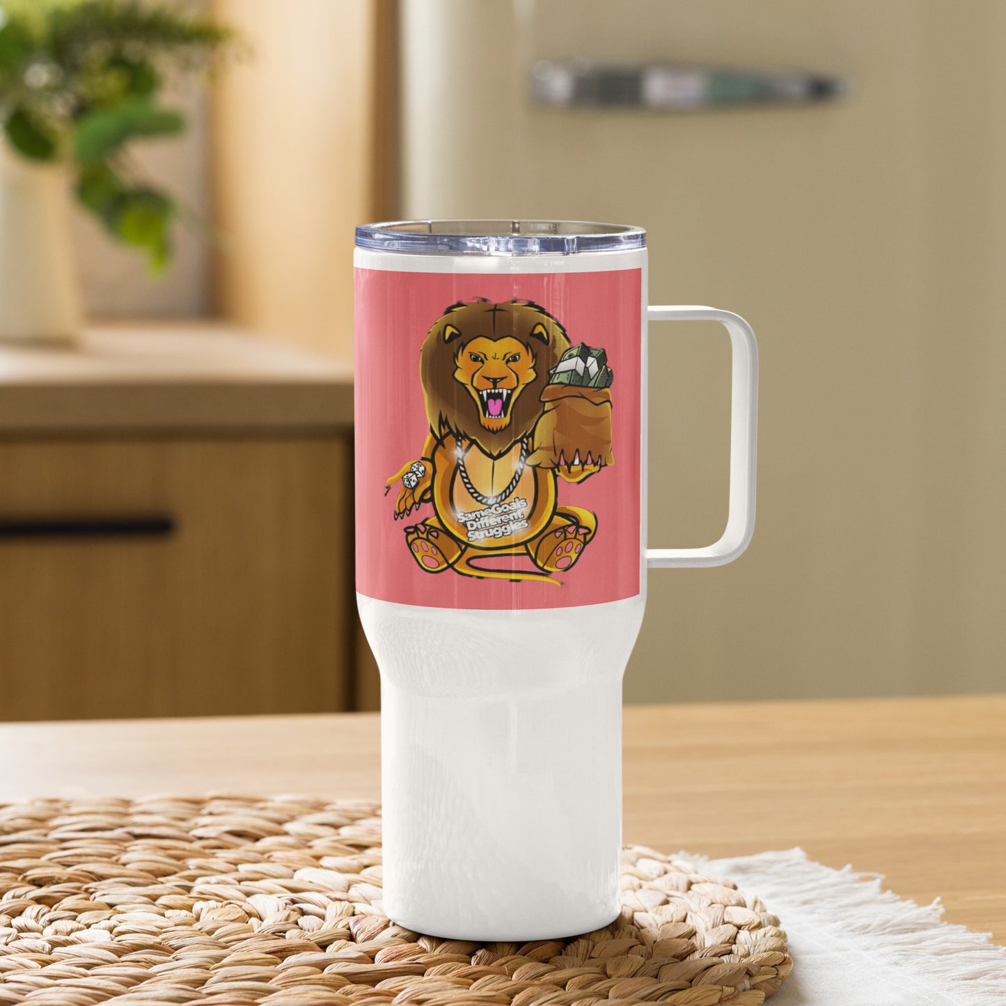 Same Goals Different Struggles Froly Travel mug with a handle