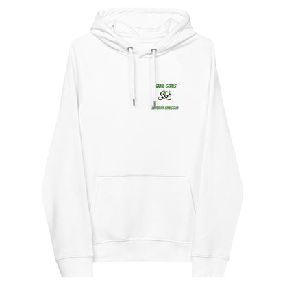 Same Goals Different Struggles Men’s raglan hoodie