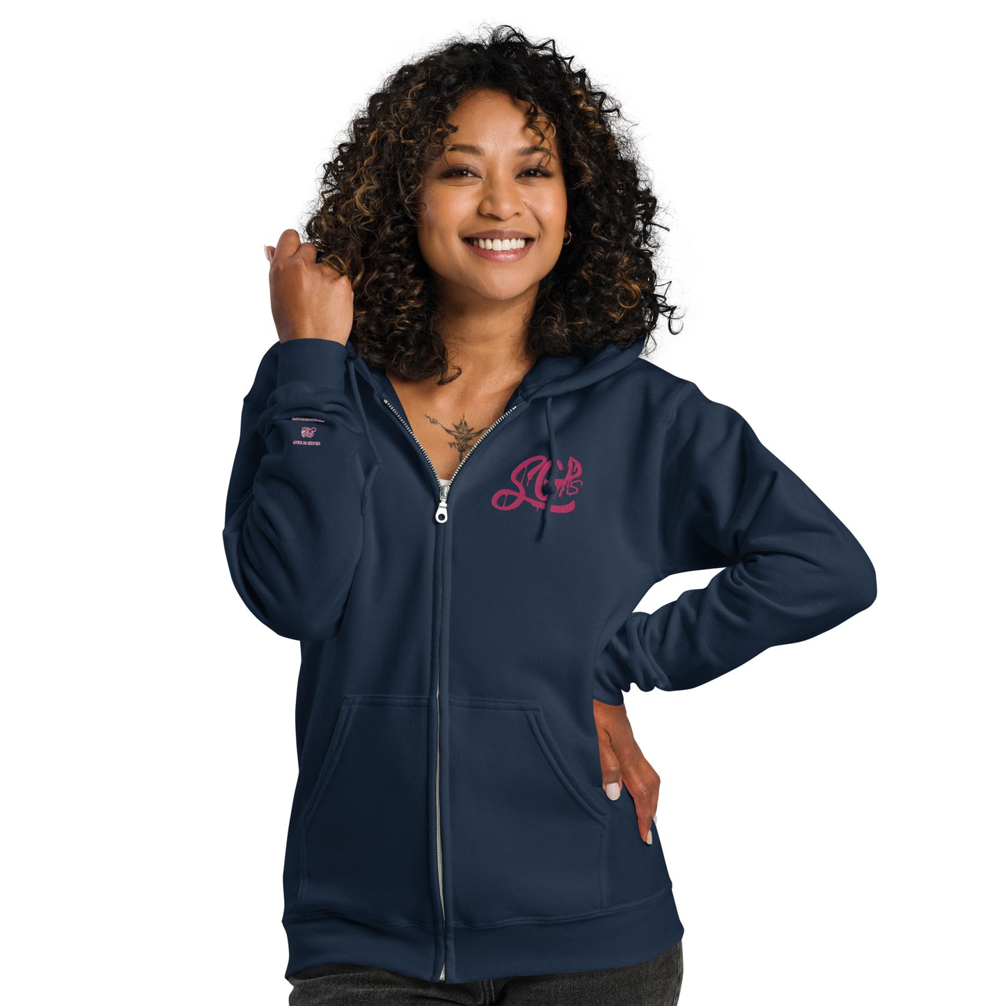 Same Goals Different Struggles Women’s zip hoodie