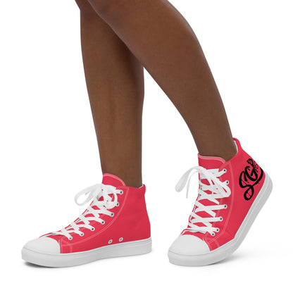 SGDS Radical Red Women’s high top canvas shoes