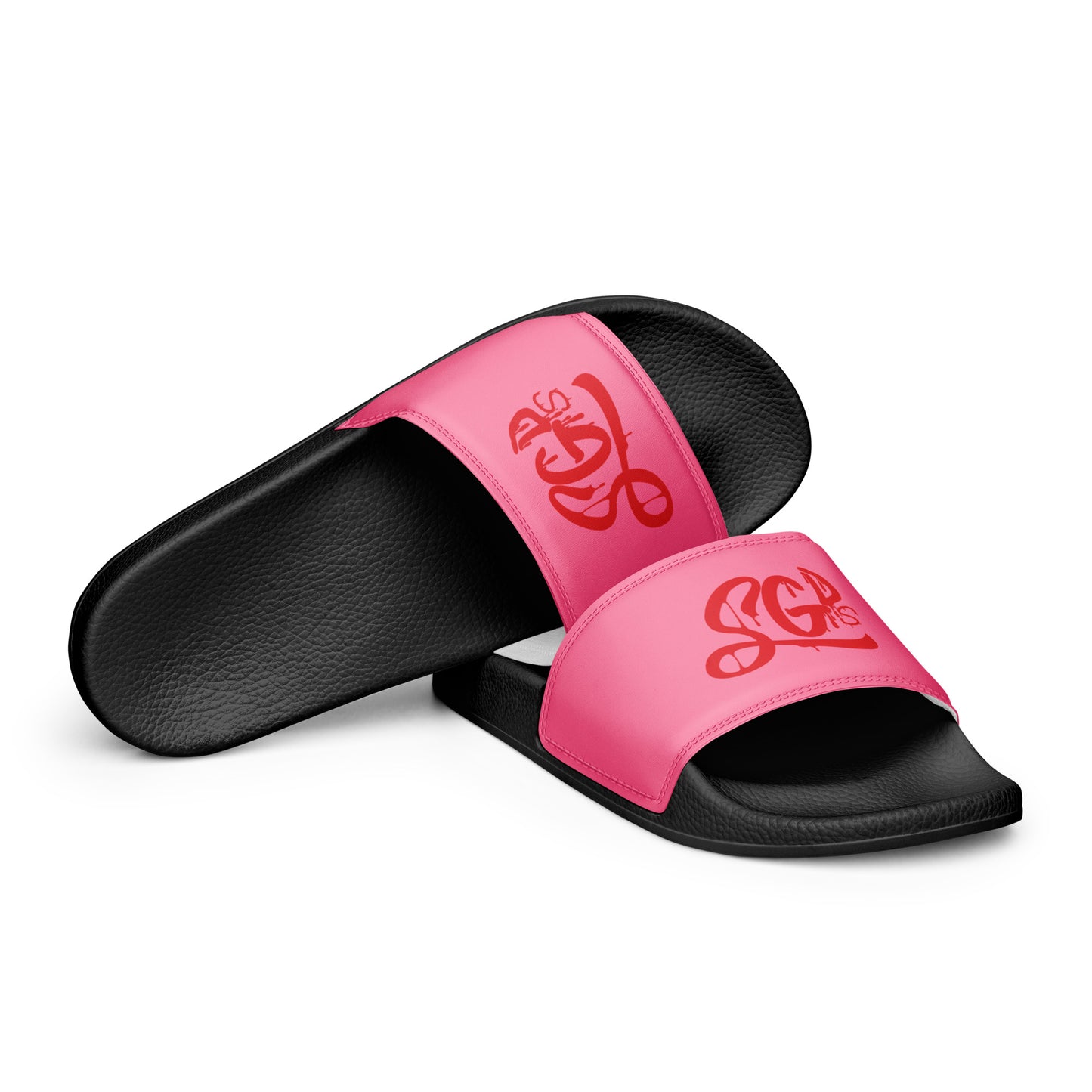 Same Goals Different Struggles Women’s Tickle Me Pink Women's slides