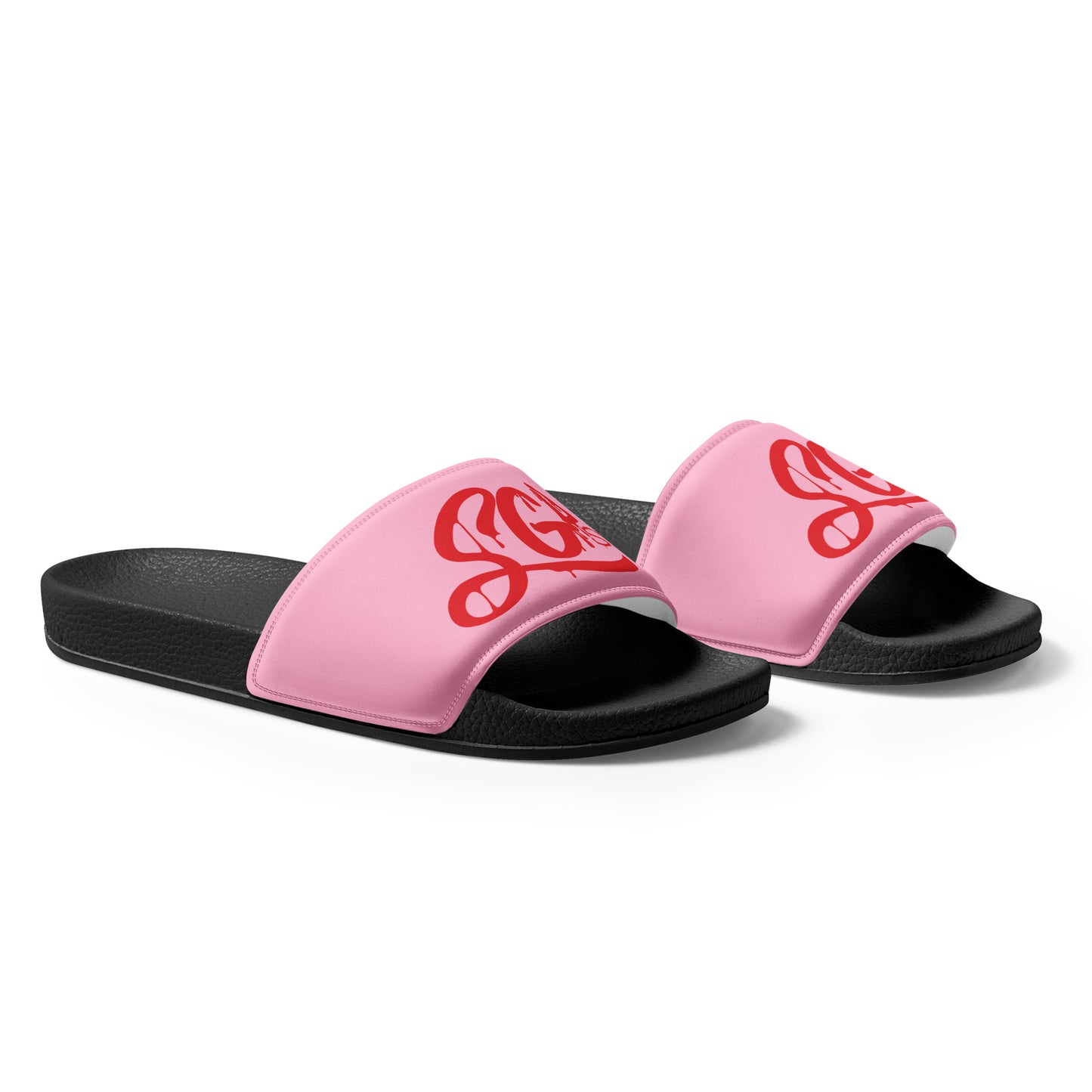 Same Goals Different Struggles Women's Cotton Candy slides