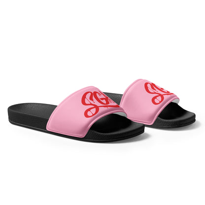 Same Goals Different Struggles Women's Cotton Candy slides