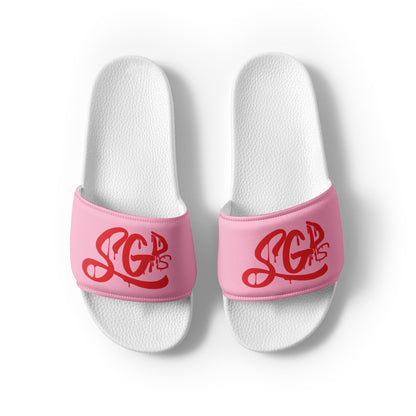 Same Goals Different Struggles Women's Cotton Candy slides