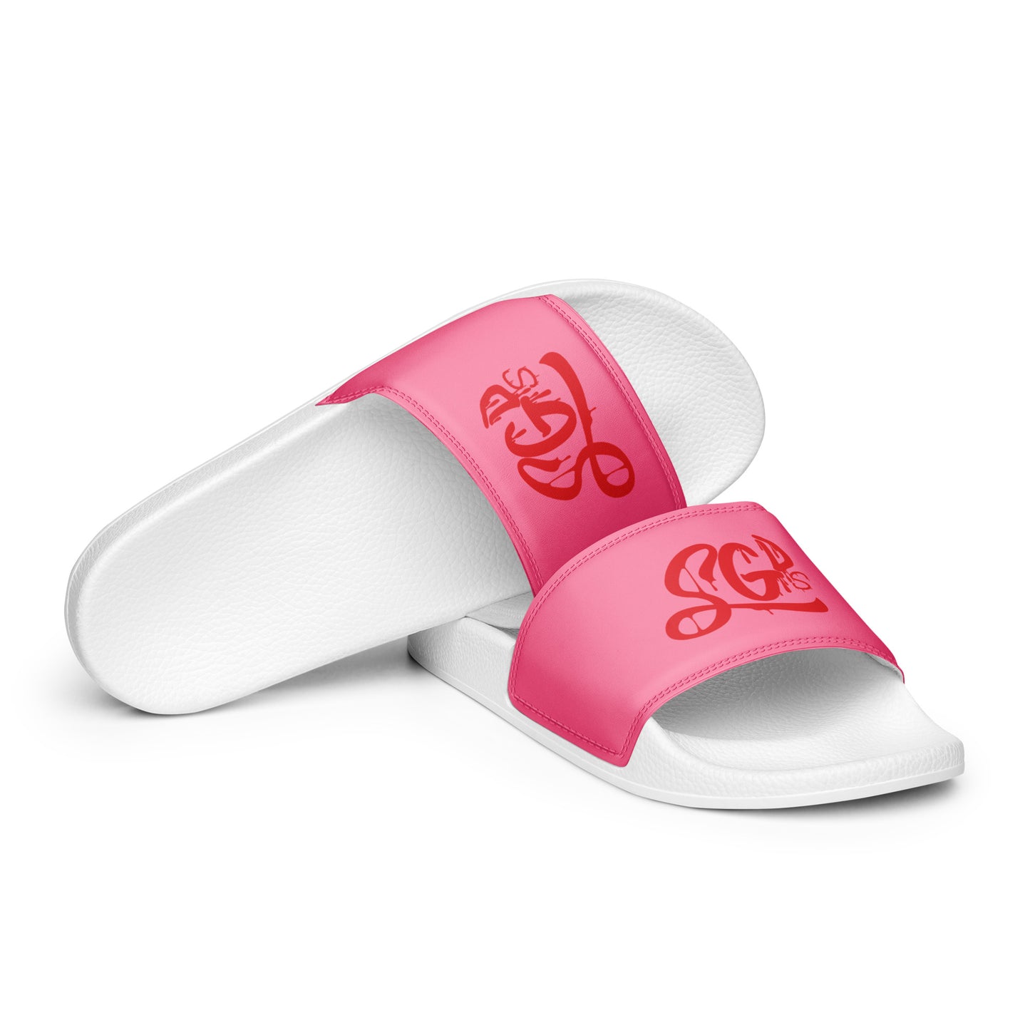 Same Goals Different Struggles Women’s Tickle Me Pink Women's slides