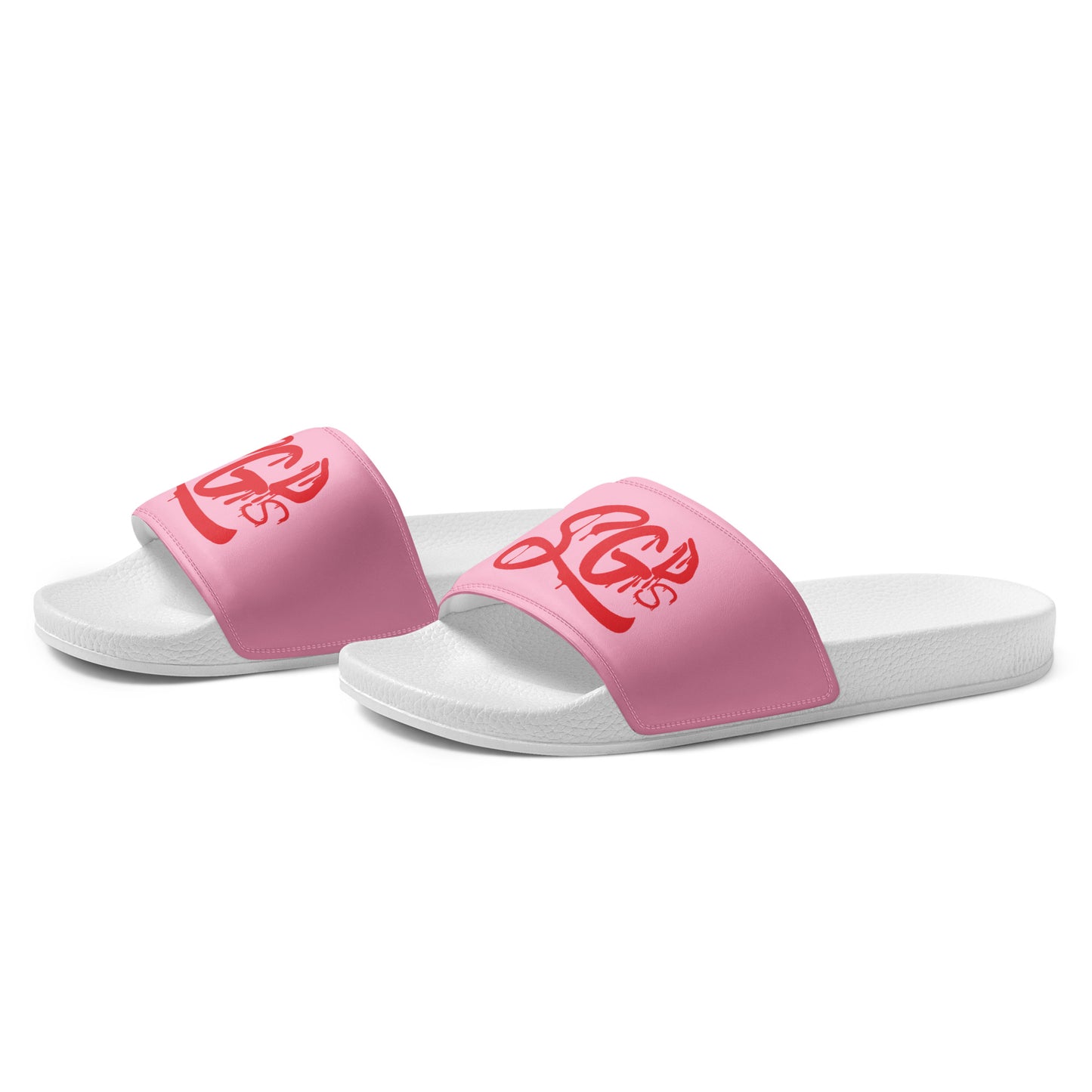 Same Goals Different Struggles Women's Cotton Candy slides