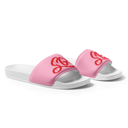 Same Goals Different Struggles Women's Cotton Candy slides