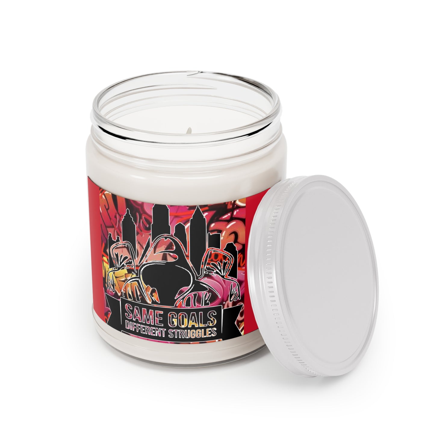 Same Goals Different Struggles Scented Candles, 9oz