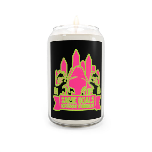 Same Goals Different Struggles Scented Candle, 13.75oz